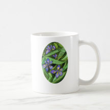 "Blue Flowers" mug (Ingrid Doelling design)