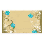 Blue flowers Profile Card business cards