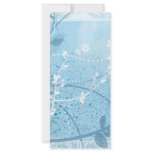 Blue Flowery Grunge rack cards