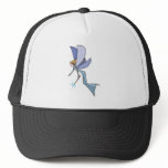 blue flying fairy pixie hats