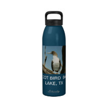 BLUE FOOT BIRD LAKE BASTROP, TX REUSABLE WATER BOTTLES