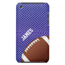 Blue Football Custom iPod Touch Case