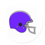 blue football helmet stickers
