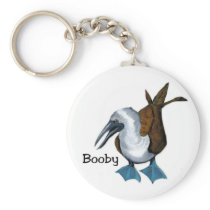 BLUE-FOOTED BOOBY KEYCHAIN