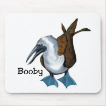 BLUE-FOOTED BOOBY MOUSE PADS
