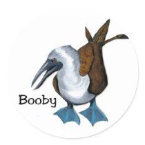 BLUE-FOOTED BOOBY STICKER