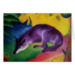 Blue Fox, 1911 Greeting Cards