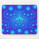 Blue Fractal Explosions: mousepads