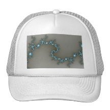 Blue - Fractal Mesh Hat