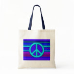 Blue Fractal & Peace Sign bags