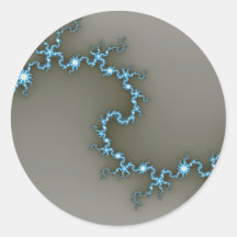 Blue - Fractal Stickers