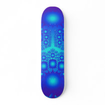 Blue Fractal: Vector Art: Custom Skateboard
