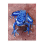 Blue Froggy Postcard