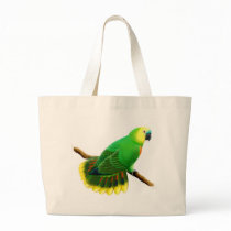 Blue Front Amazon Parrot Tote Bag