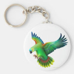 Blue Fronted Amazon Parrot Keychain