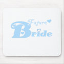 Blue Future Bride mousepads