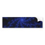 Blue Galaxy - fractal design Bumper Sticker
