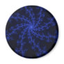 Blue Galaxy - fractal design Magnet