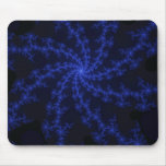 Blue Galaxy - fractal design Mousemats