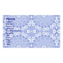 Blue Garland.. Business Card Templates