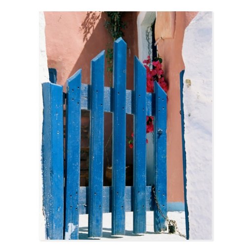 Blue gate Postcard