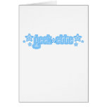 Blue Geekette Card