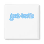 Blue Geektastic Fridge Magnets