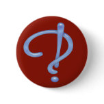 Blue Gel Interrobang