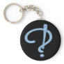 Blue Gel Interrobang