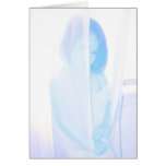 BLUE GHOST GIRL GREETING CARDS