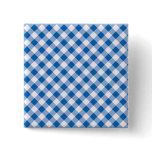 Blue Gingham buttons
