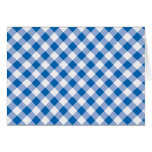 Blue Gingham cards
