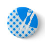 Blue Gingham & Cutlery