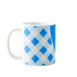 Blue Gingham & Cutlery Mug