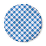 Blue Gingham magnets