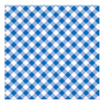 Blue Gingham Personalized Invite