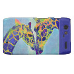 blue giraffes droid razr motorola droid RAZR case