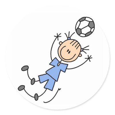 Blue Girls Soccer Sticker by stick_figures