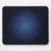 Blue Glitter Sequin Disco Personalised Mousepad