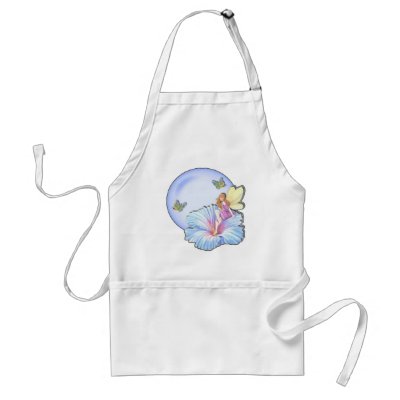 Blue Globe Fairy Apron by fstasu52