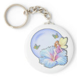 Blue Globe Fairy Key Chain