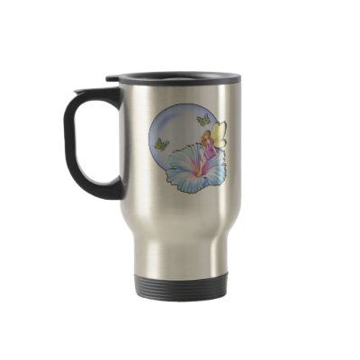 Blue Globe Fairy Mugs by fstasu52