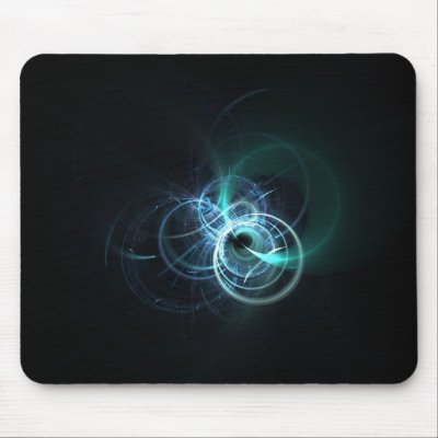 Blue glow mousepad by rejectfalseicons