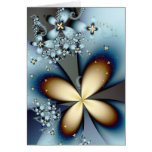 Blue Gold 4 Card