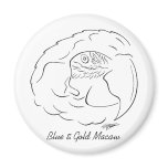 Blue & Gold Macaw Drawing magnets