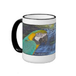 Blue & Gold Macaw & Scarlet Macaw - Coffee Mug