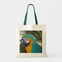 Blue & Gold Macaw Tote Bag
