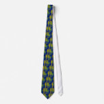 Blue Gold Tie