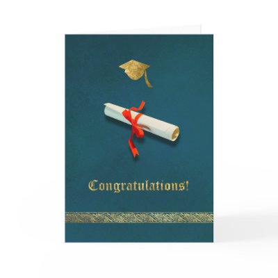 Blue Graduation Card by artogram