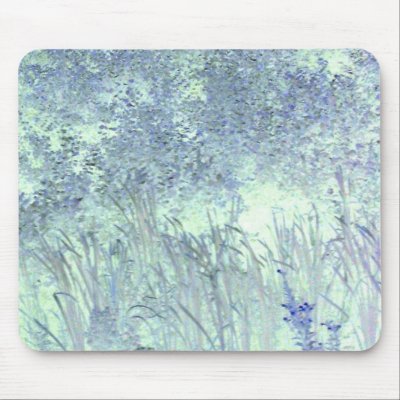 blue grass mouse pad by nuancy